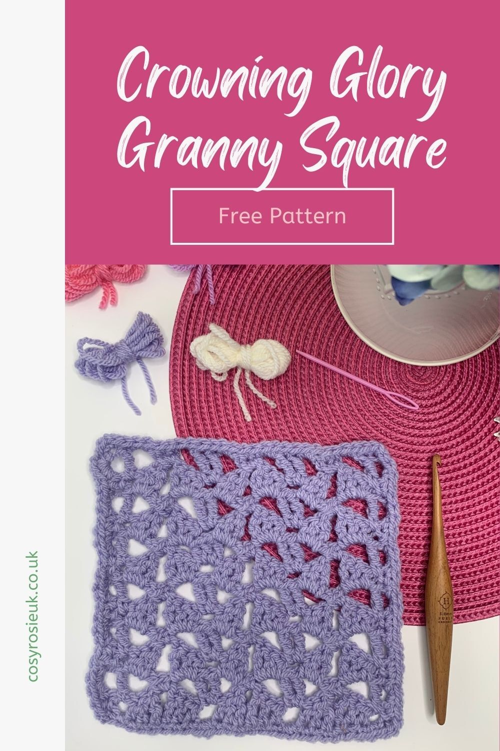 Crowning Glory Free Granny Square Pattern