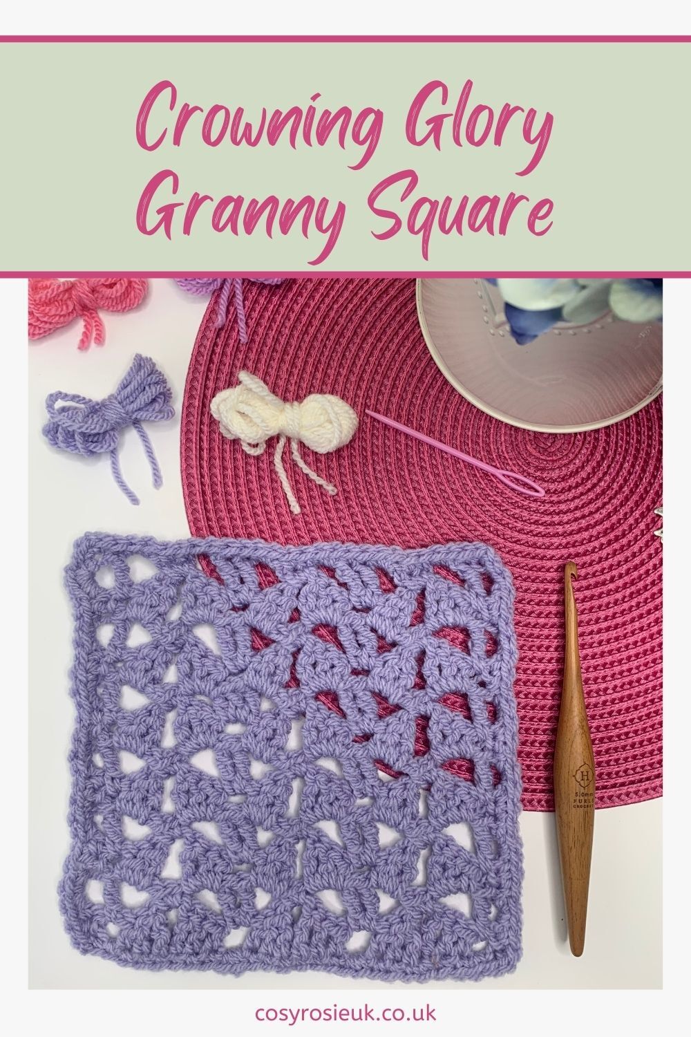 Crowning glory free Granny Square pattern