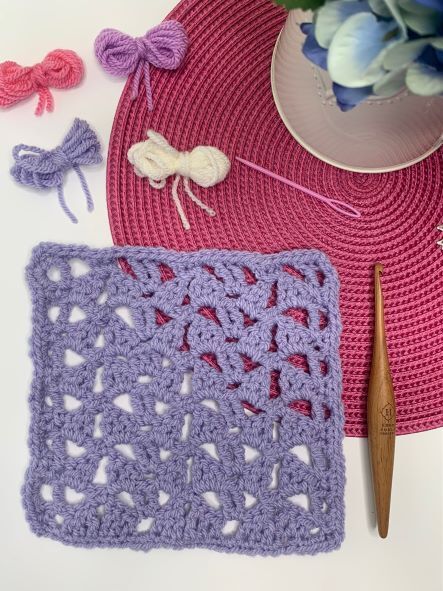 Crowning Glory Free Granny Square Pattern easy