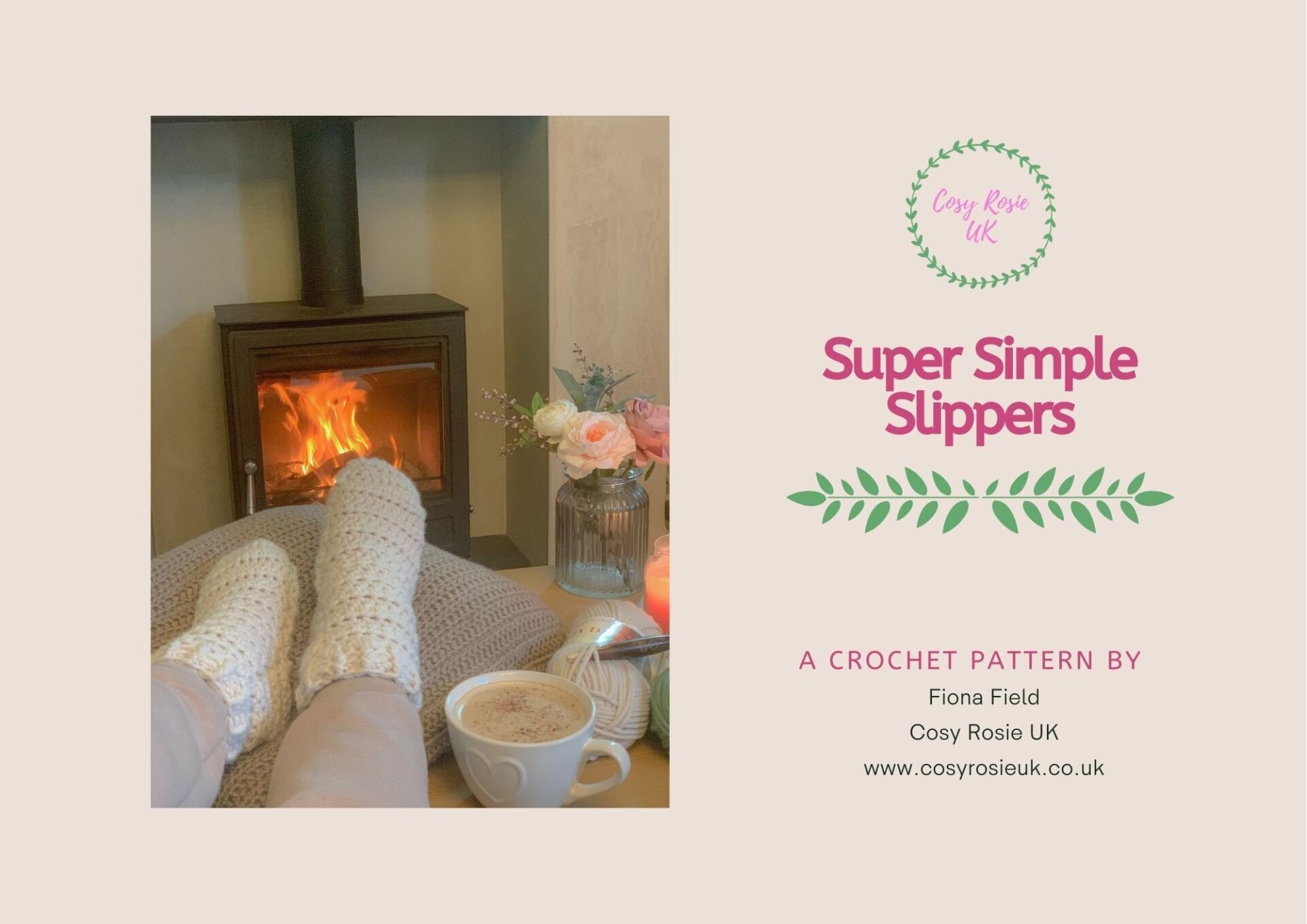 Easy Crochet Slipper sock Pattern