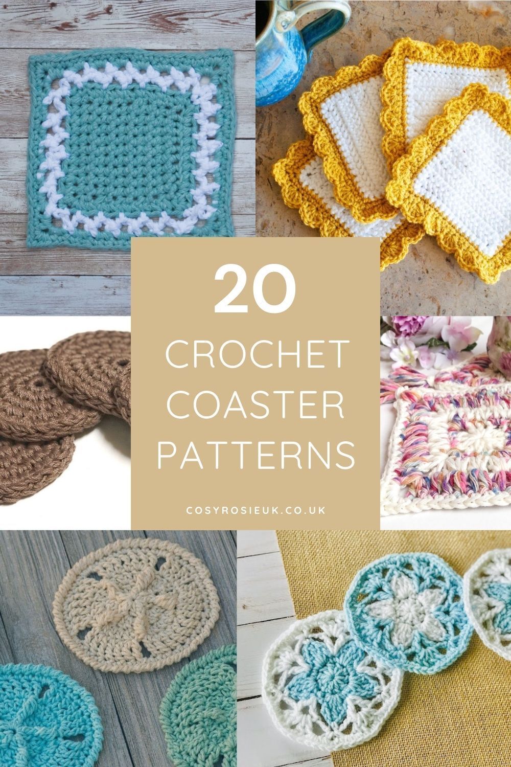 20 Crochet Coaster Patterns