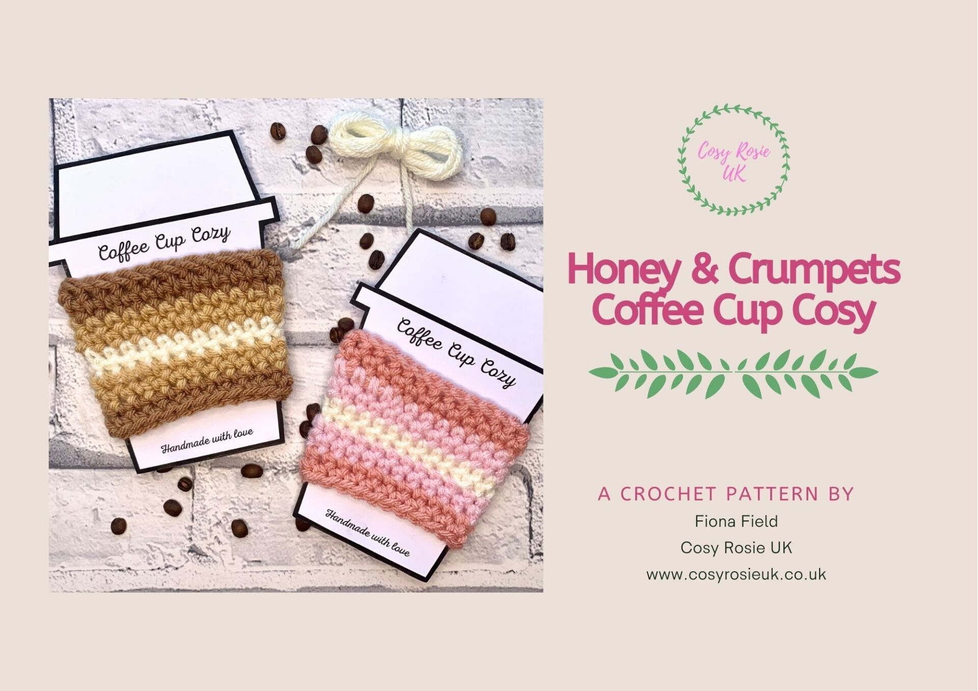 Coffee Cup Cozy Crochet pattern