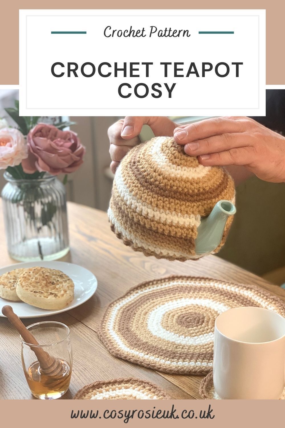 Crochet teapot cozy