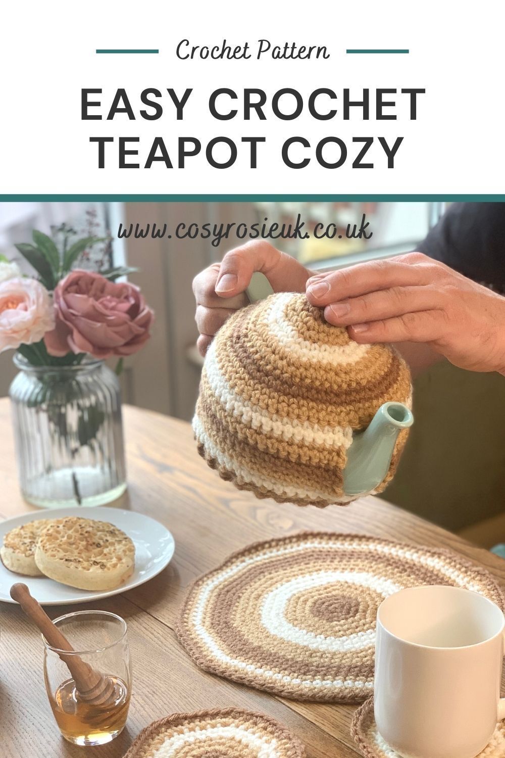 how to make a crochet teapot cozy