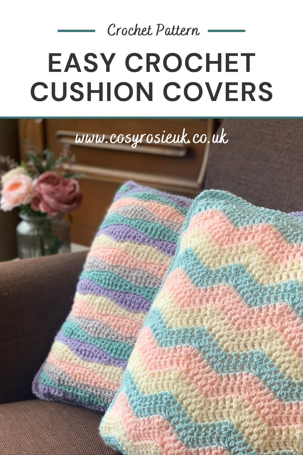 Easy Crochet Pattern for Cushion Covers