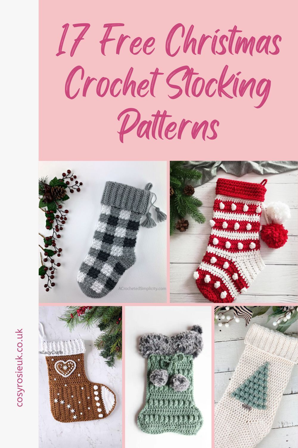 Free Crochet Patterns for Christmas Stockings