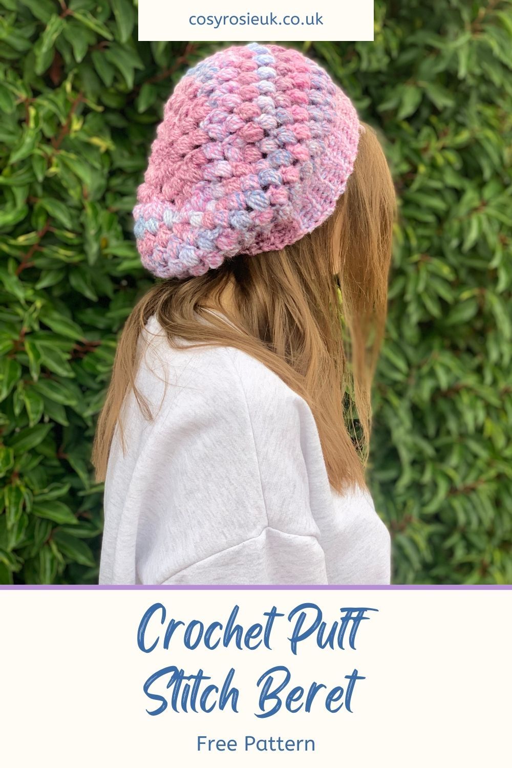 Free Crochet Beret Pattern with Puff Stitch