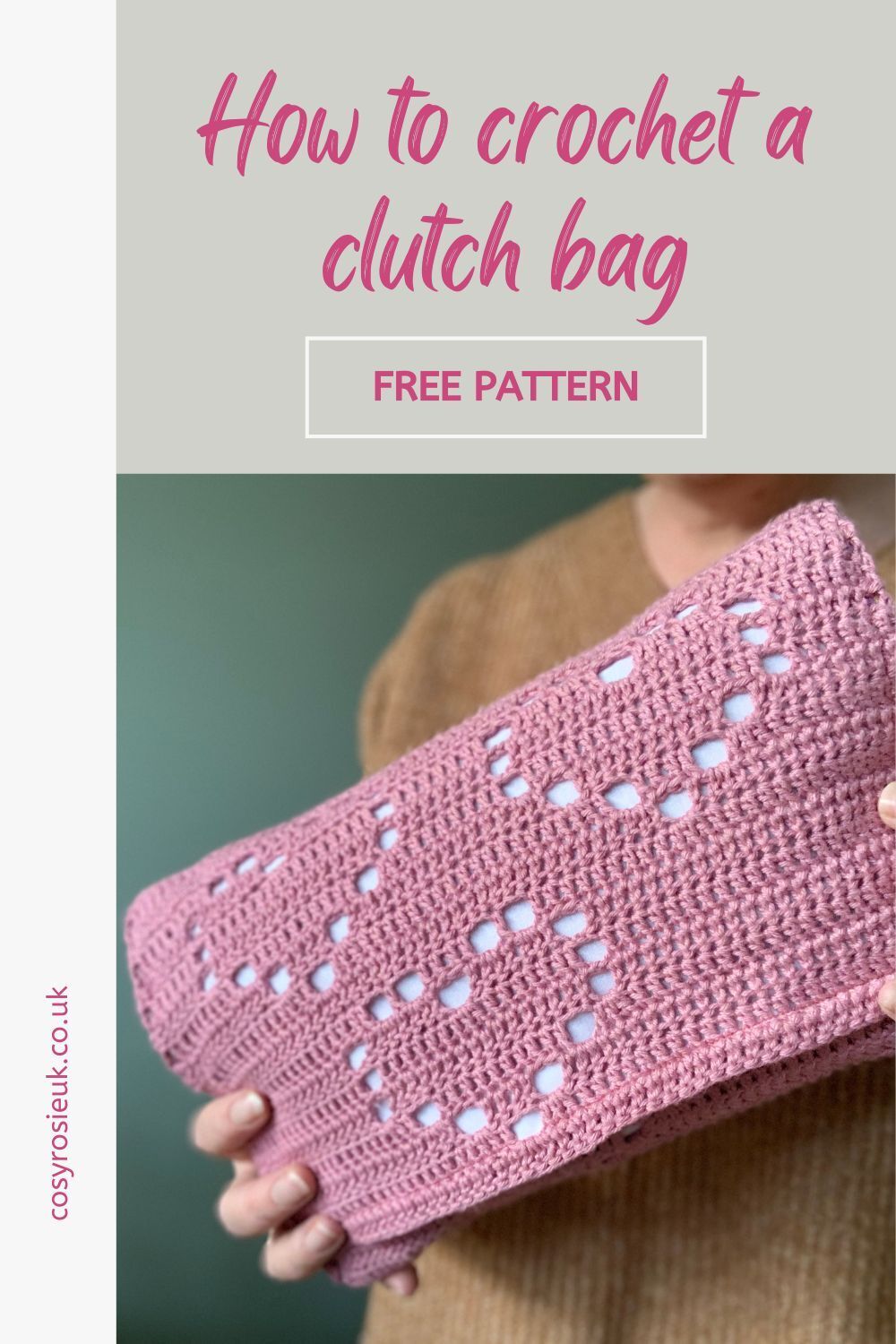 Free Crochet Clutch Bag Pattern with Lining