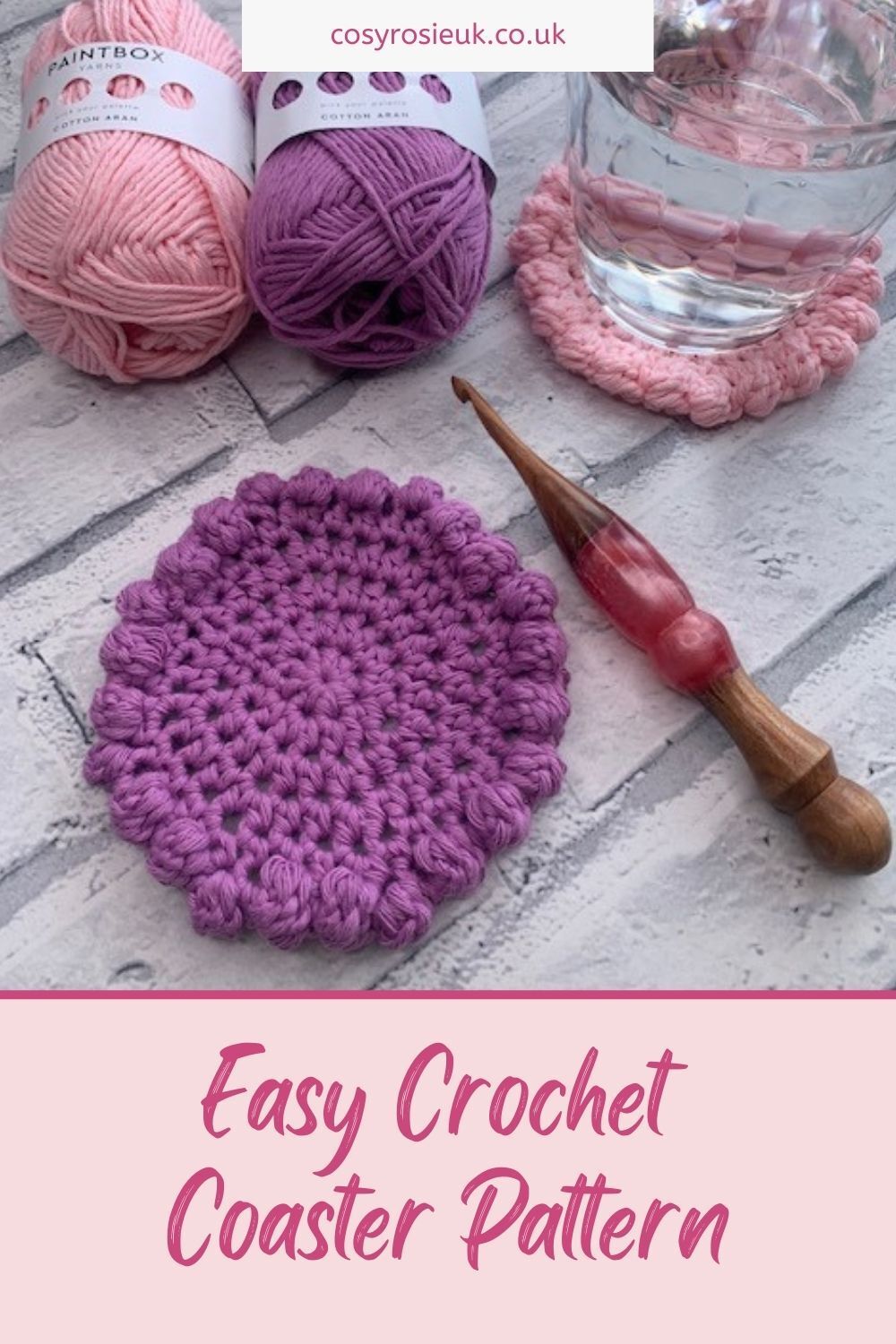 Free Crochet Coaster Pattern