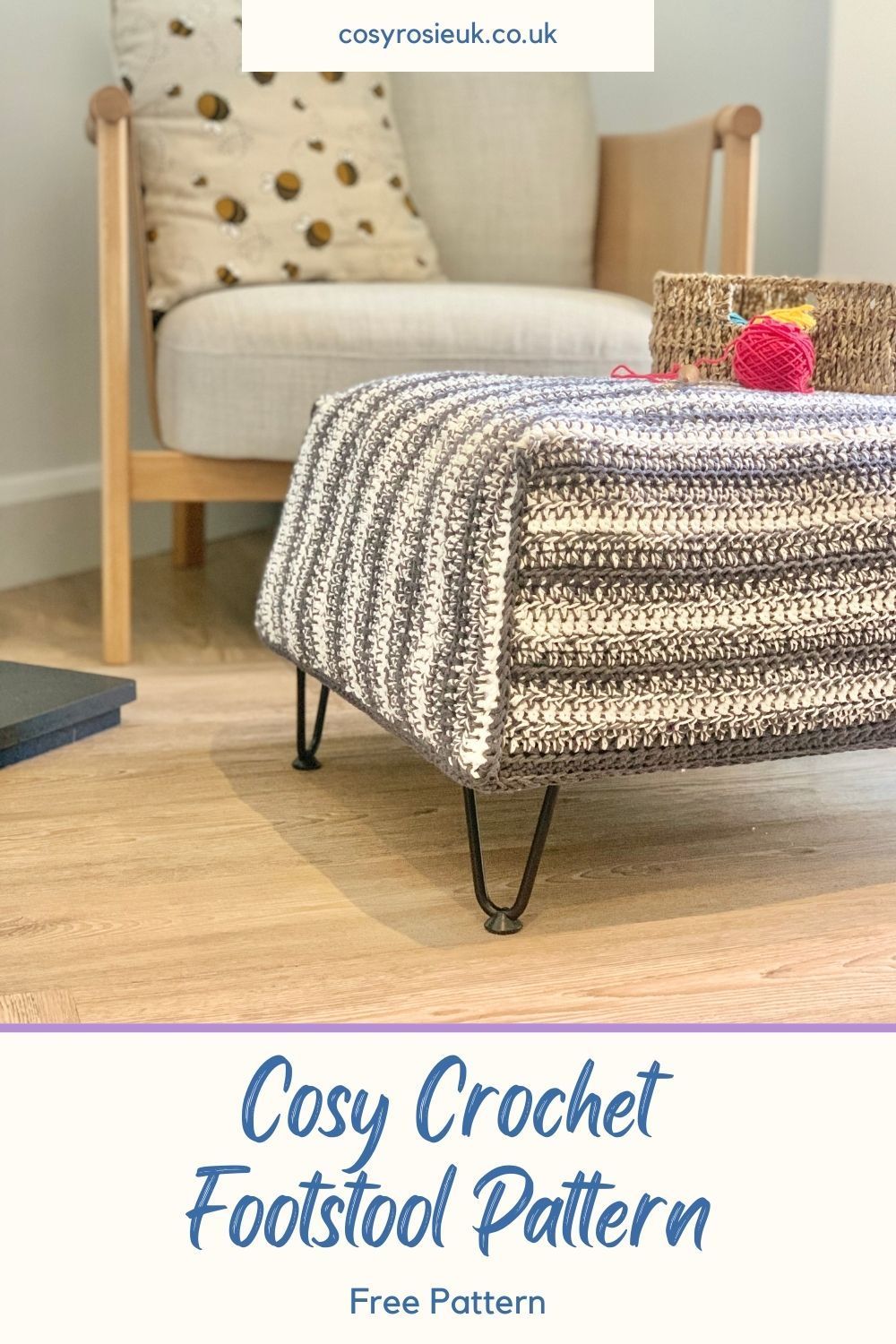 How to crochet on a Felt Circle
