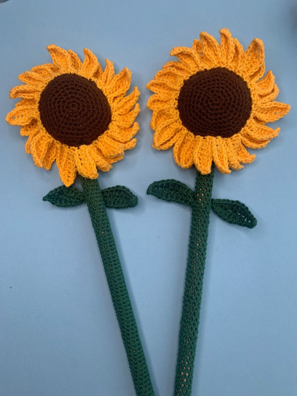 Free Crochet sunflower pattern