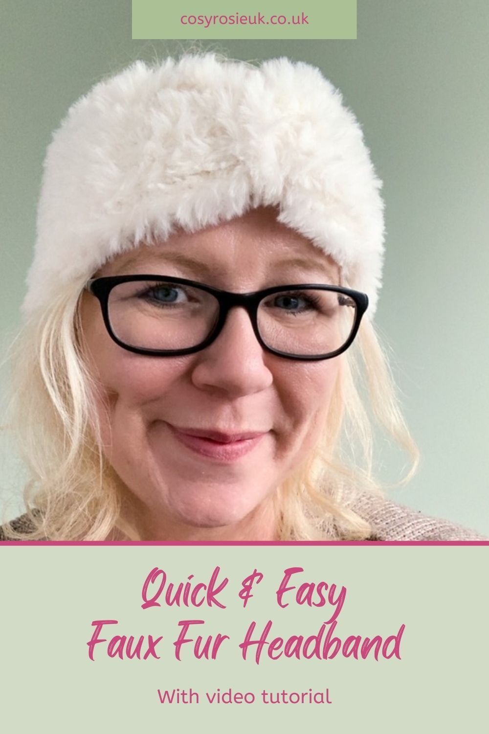 Faux Fur Free  Crochet Headband Pattern