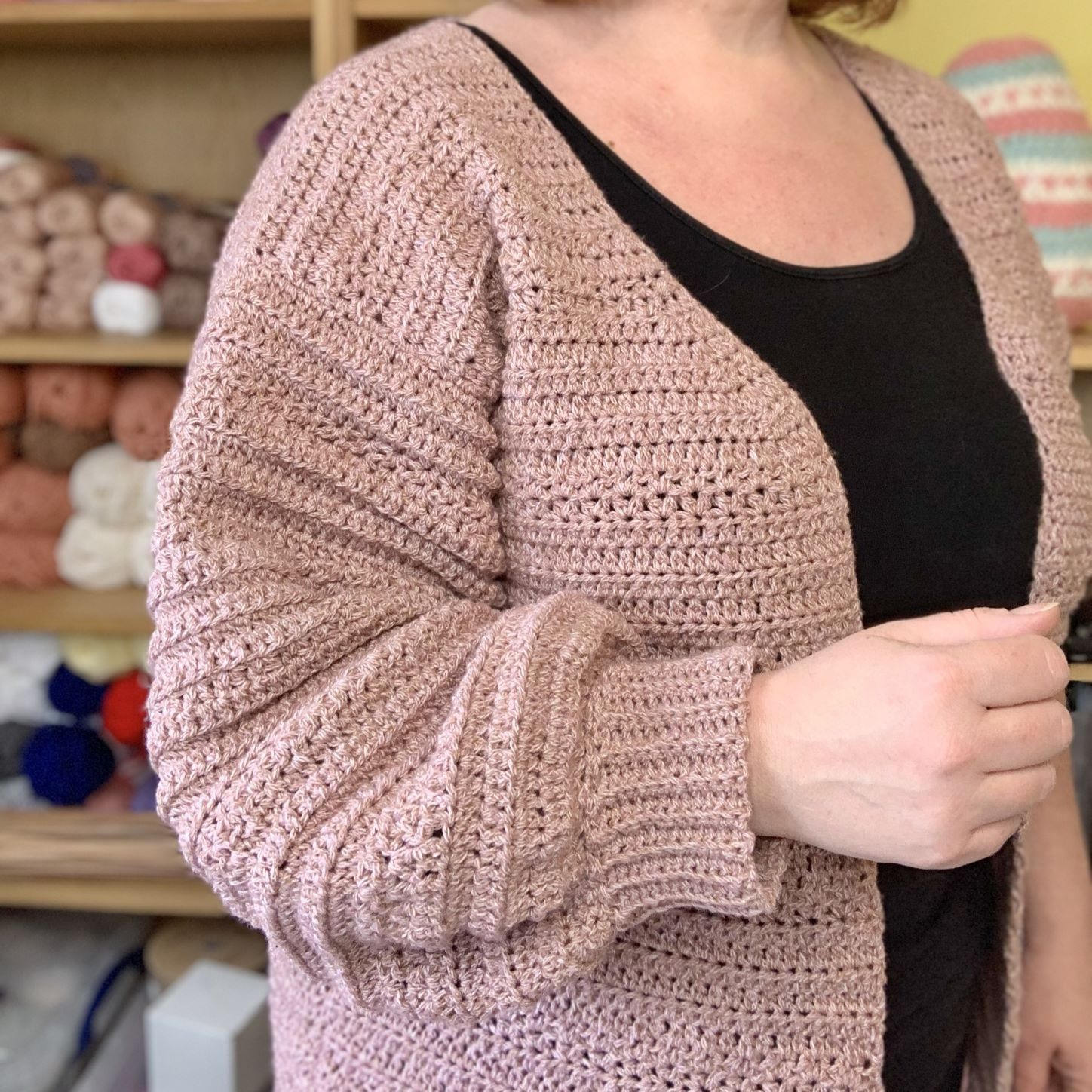 Free Crochtet Cardigan pattern for beginners