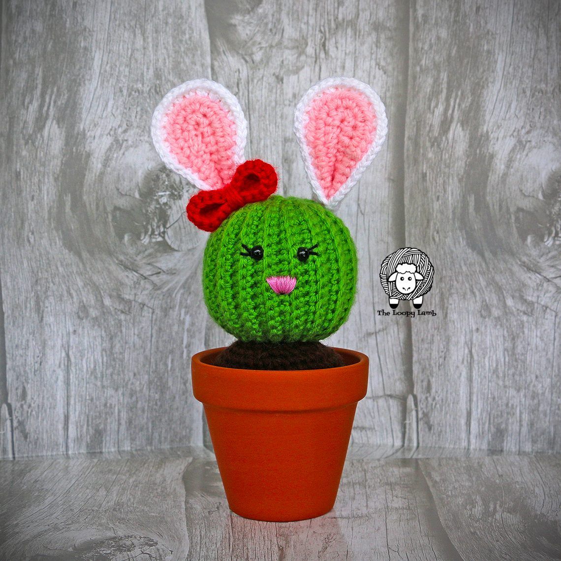 Crochet Cactus Bunny Pattern