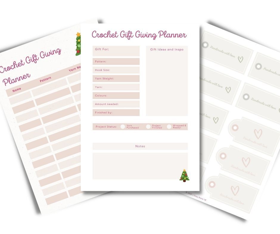 Free Printable Crochet project planner