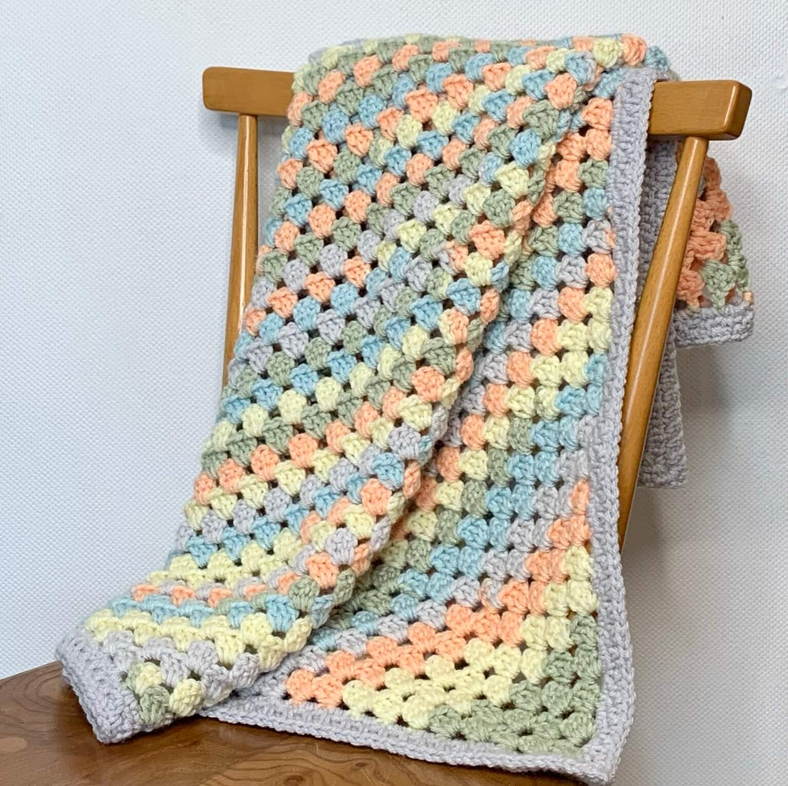 C2C Granny stitch blanket