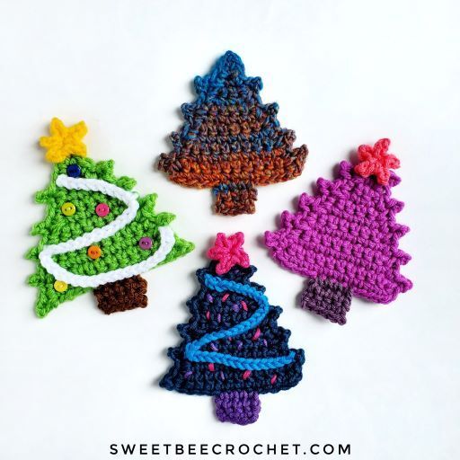 30 Free Crochet Christmas Tree Patterns for the Holidays