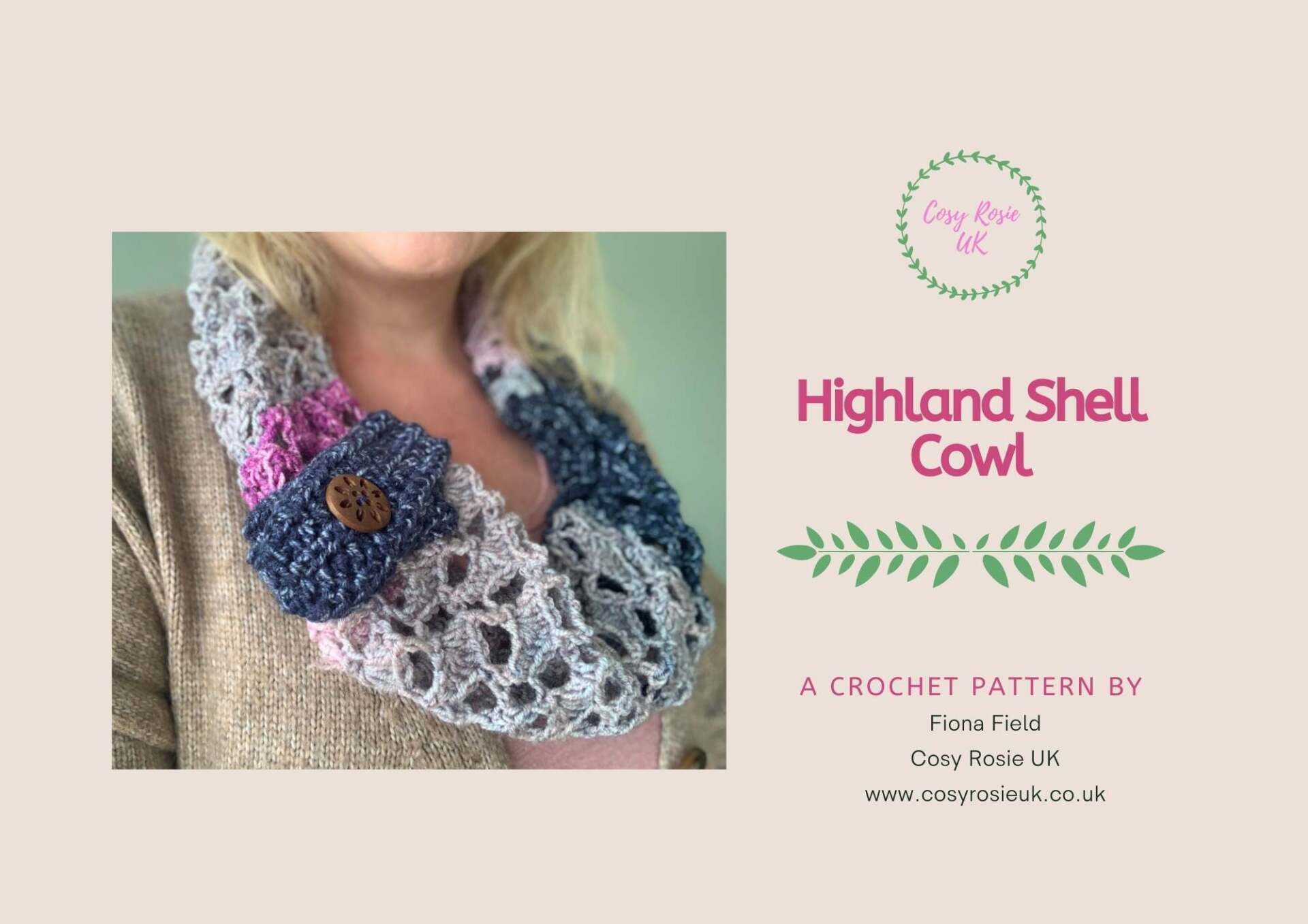 Crochet Lace Cowl Pattern