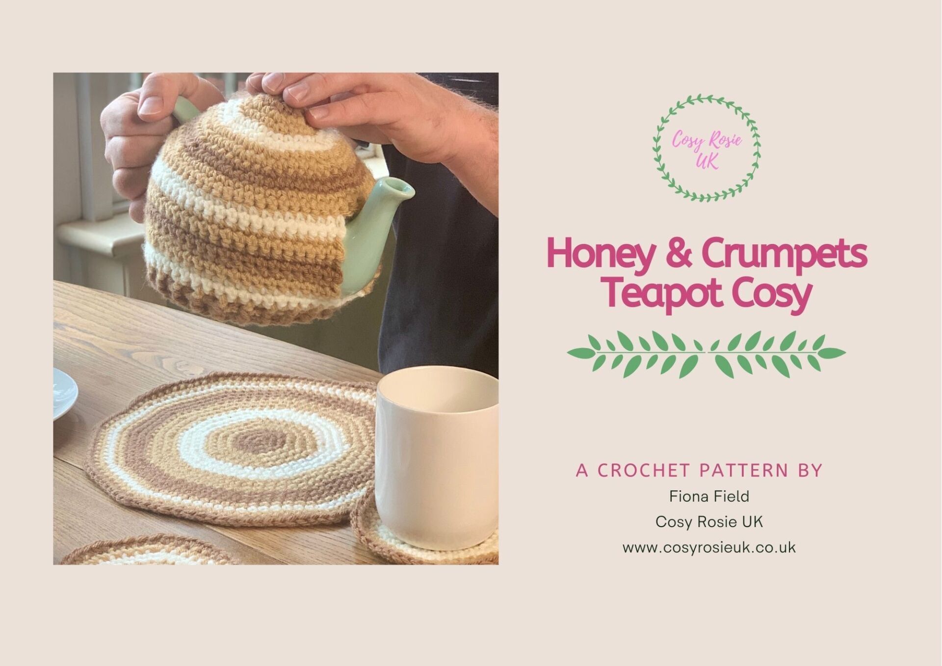 Easy crochet teapot cozy pattern