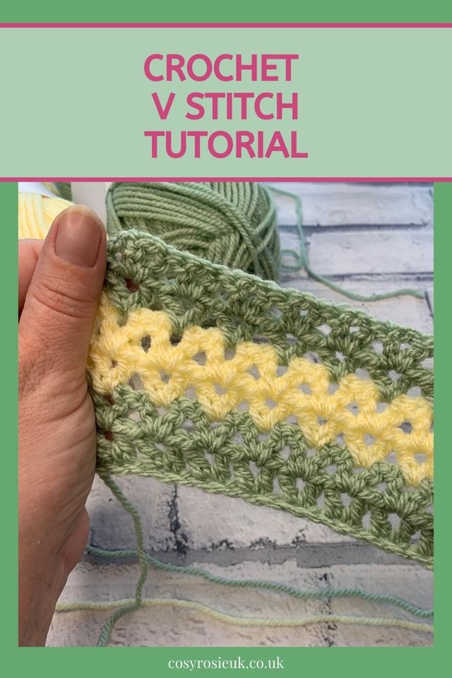 How to Crochet a Blanket using V-Stitch (Step-by-Step Tutorial