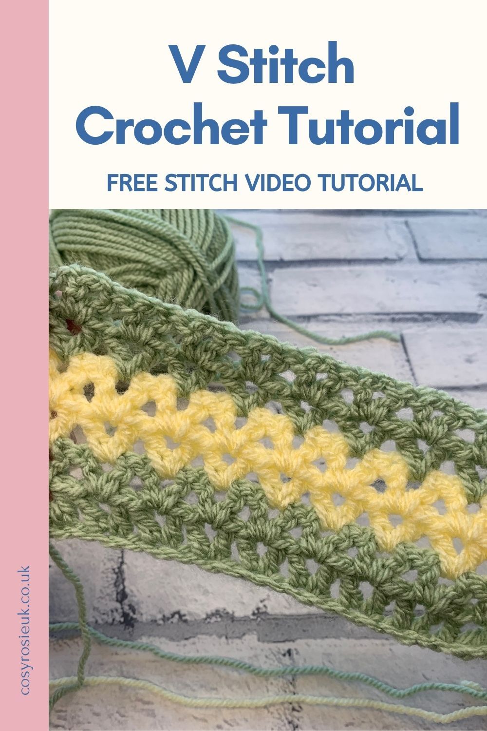 How to crochet the V Stitch