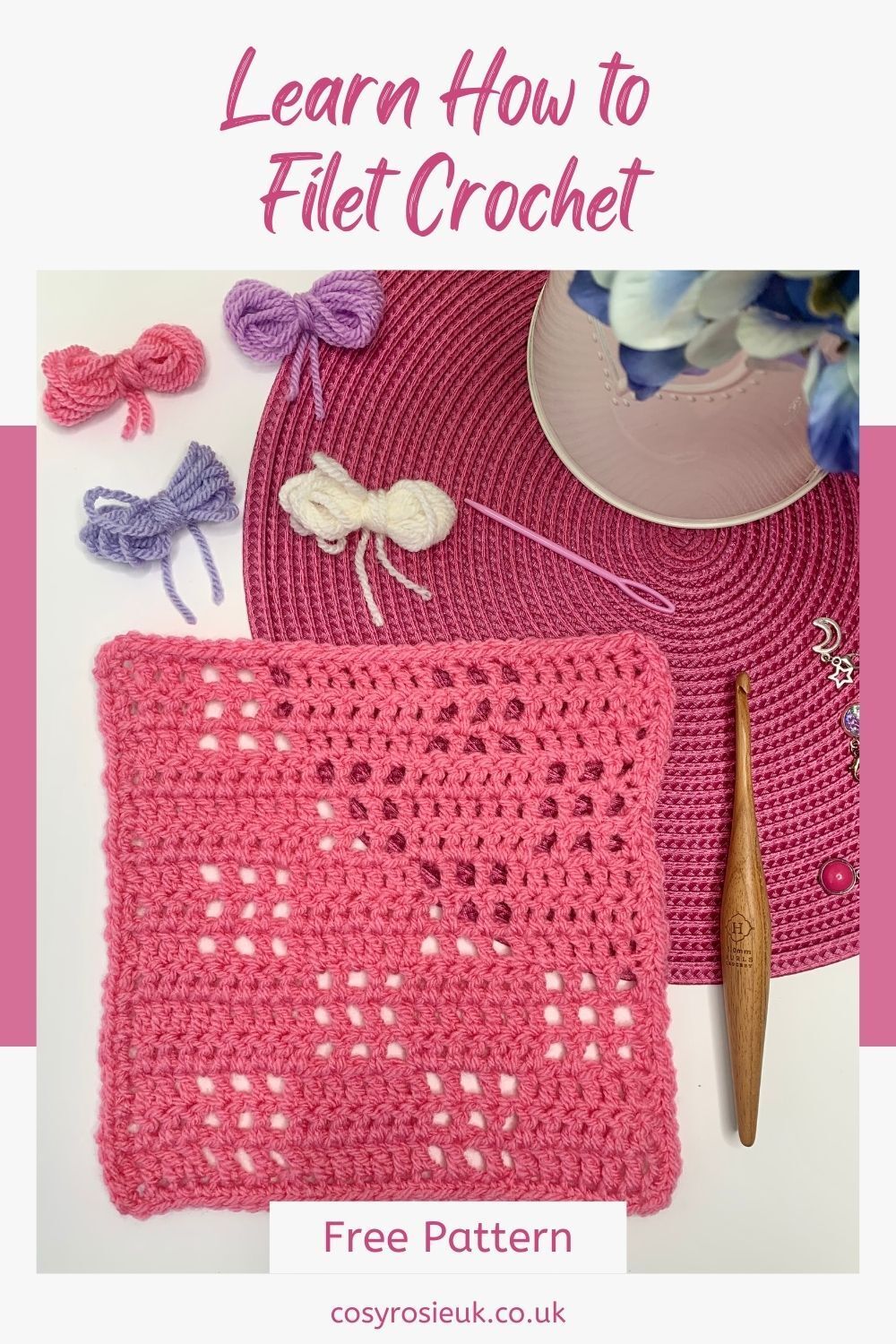 Learn how to filet crochet