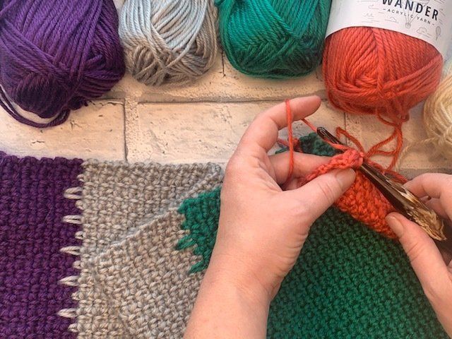 How to crochet Spike stitch