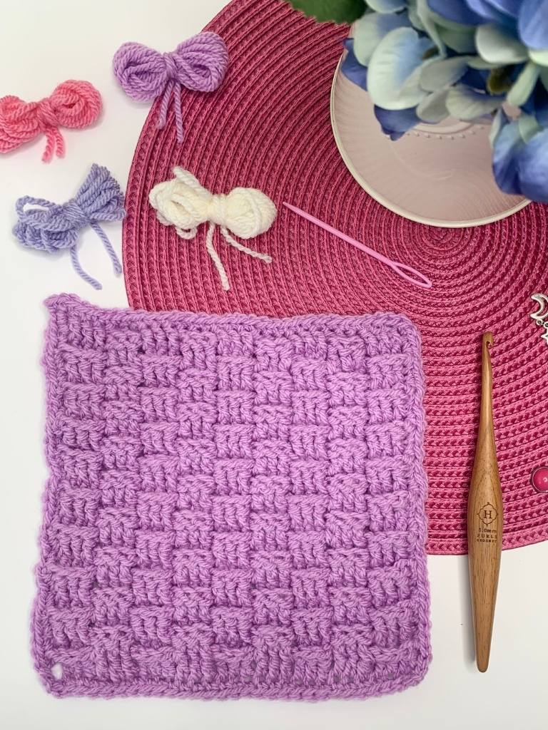 How To Crochet The Basketweave Stitch For Beginners