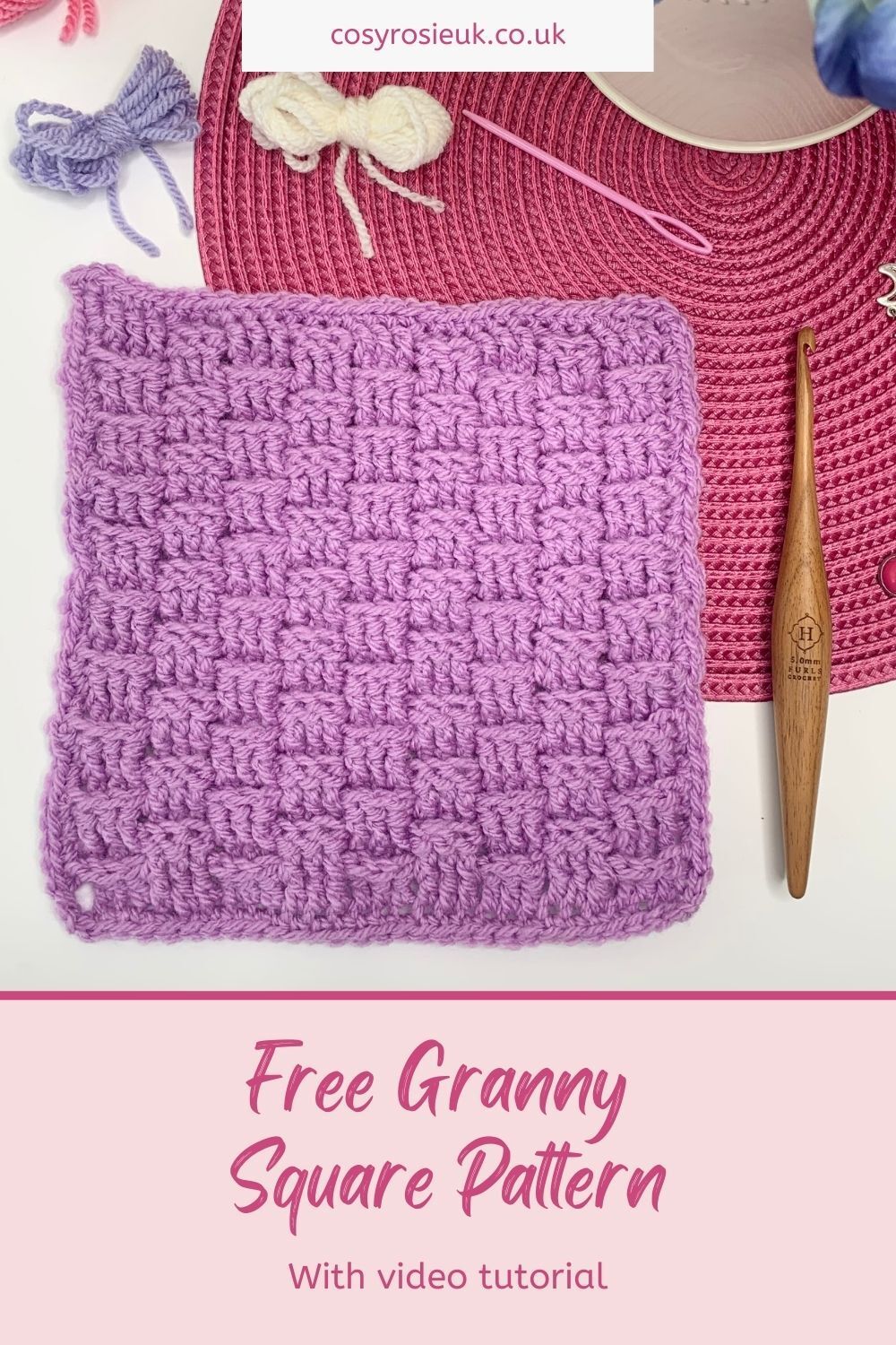 How to crochet the Basketweave Stitch