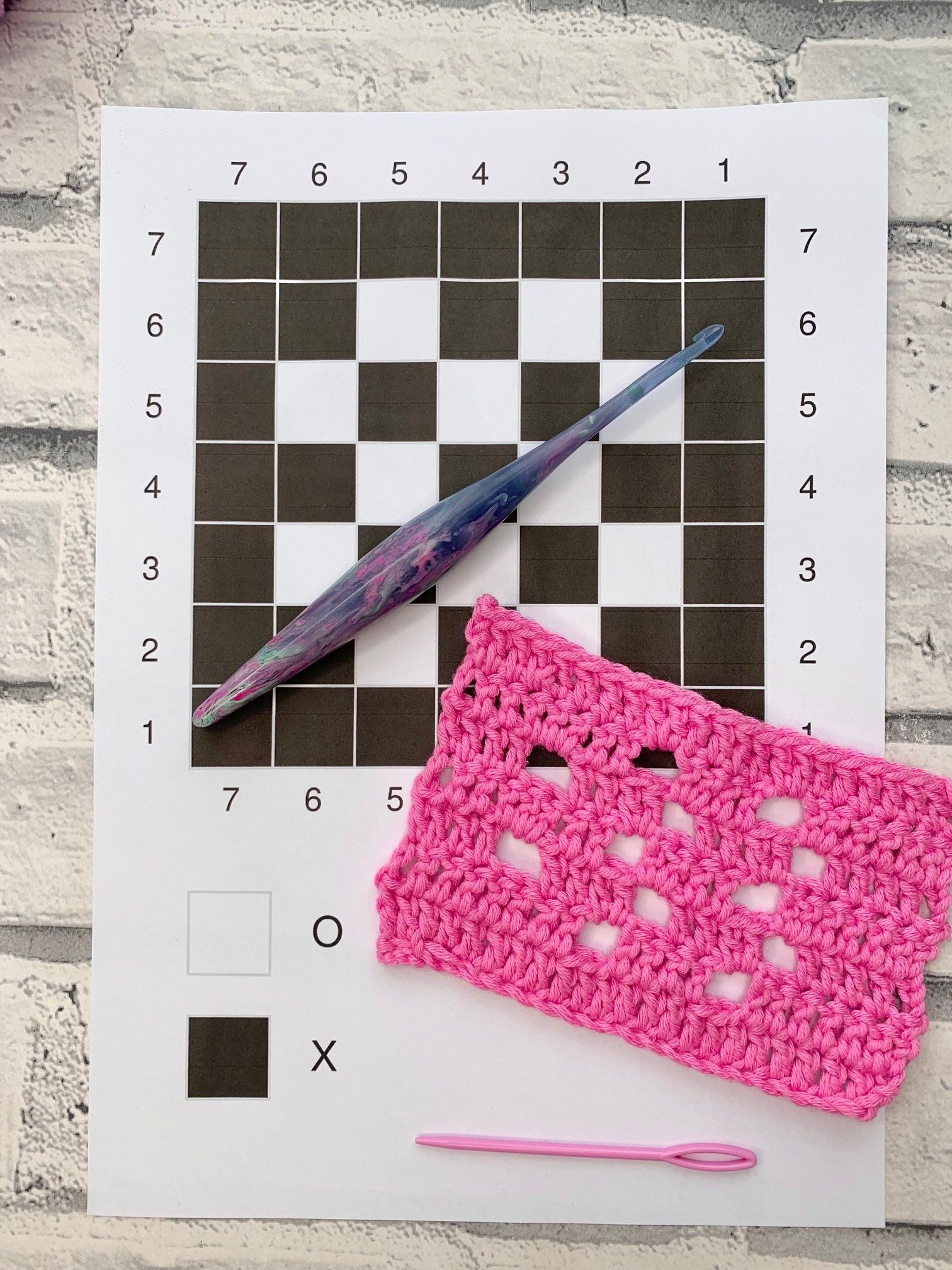 How to Read Crochet Patterns in Chart Form