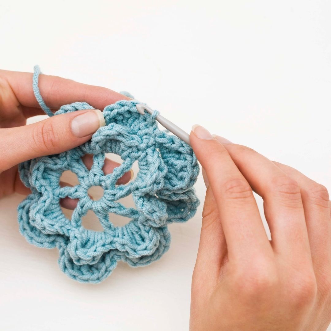 How to stop your crochet curling