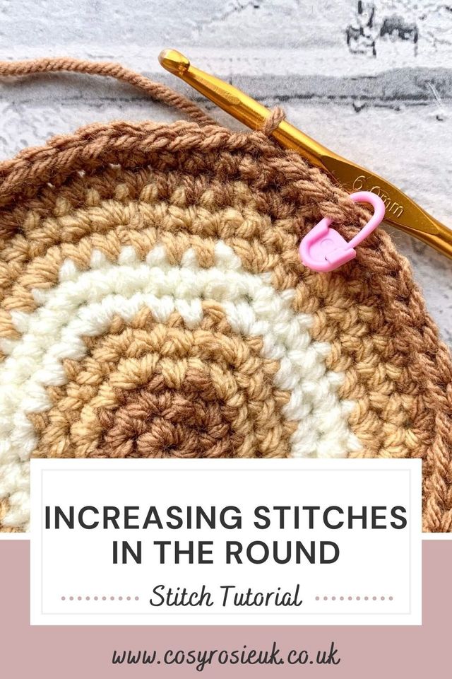 How to Increase Crochet in the Round for beginners