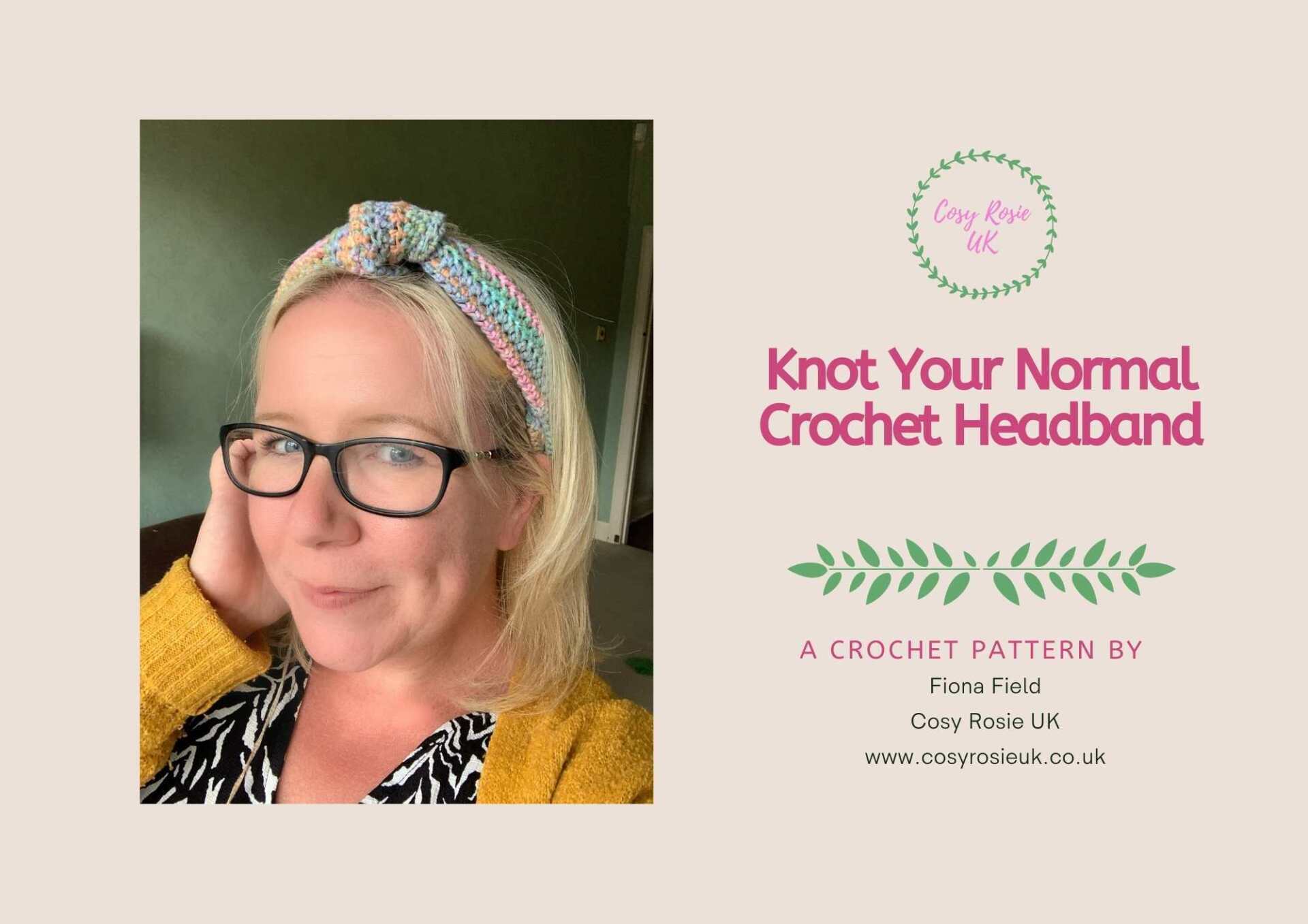 Knotted Crochet Headband Pattern