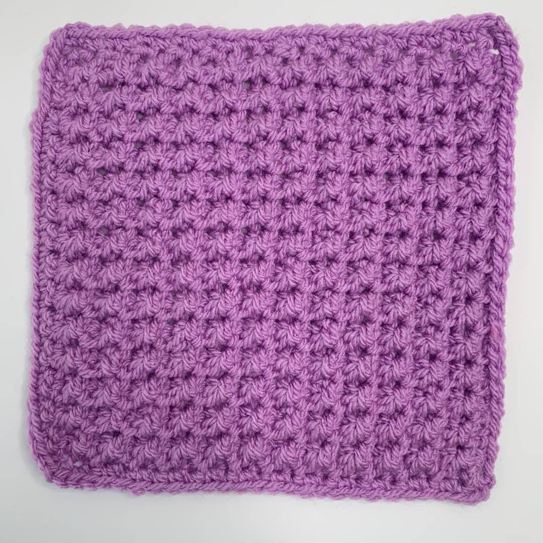 Easy Granny square pattern using Offset Stitch
