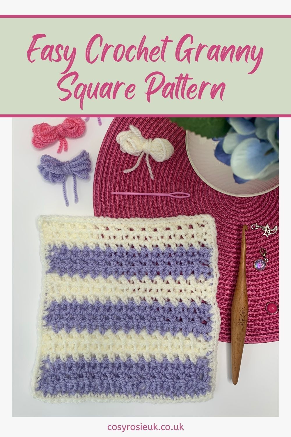Pike Stitch Granny Square Pattern