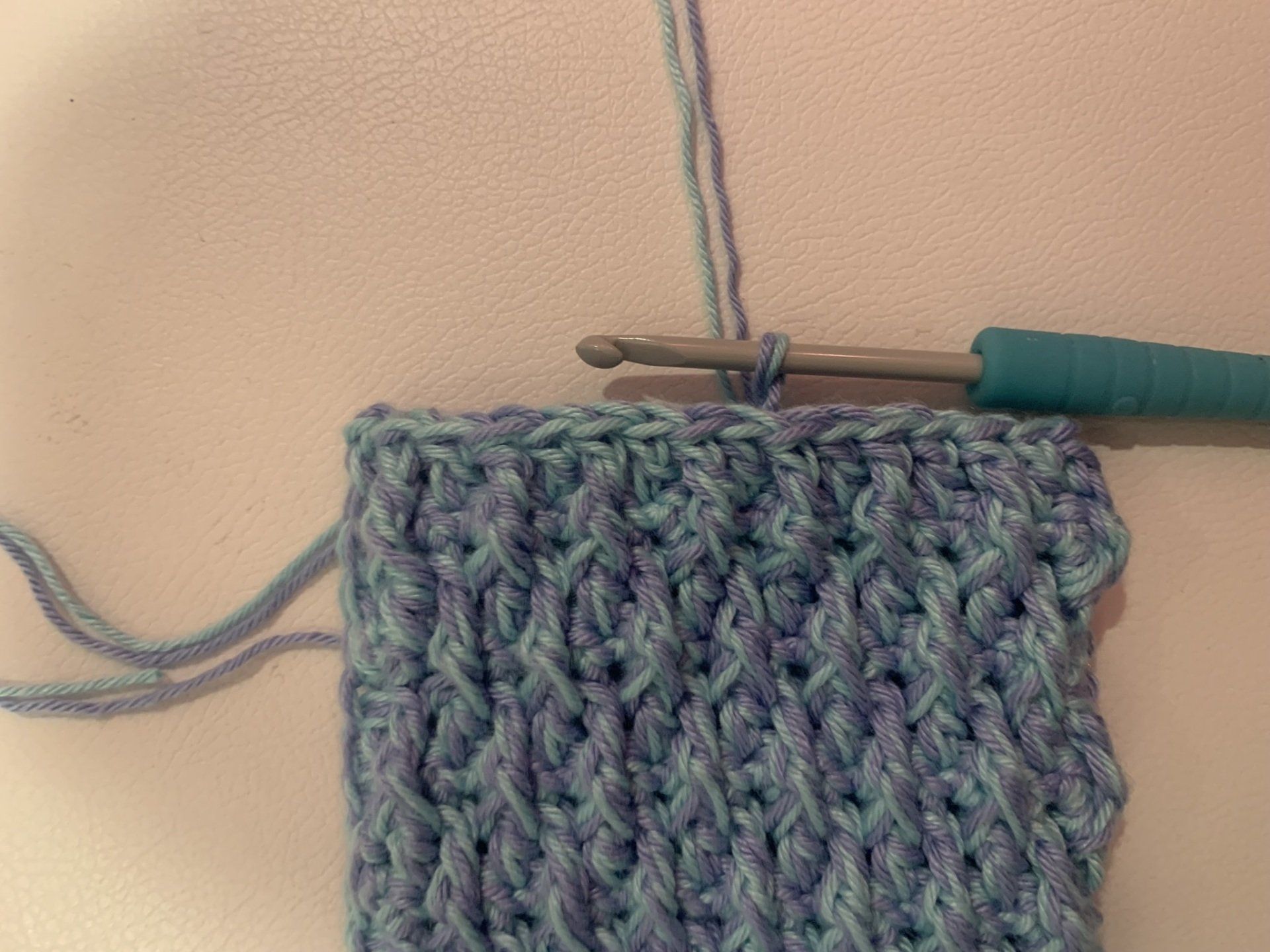 Finishing Crochet sunglasses case