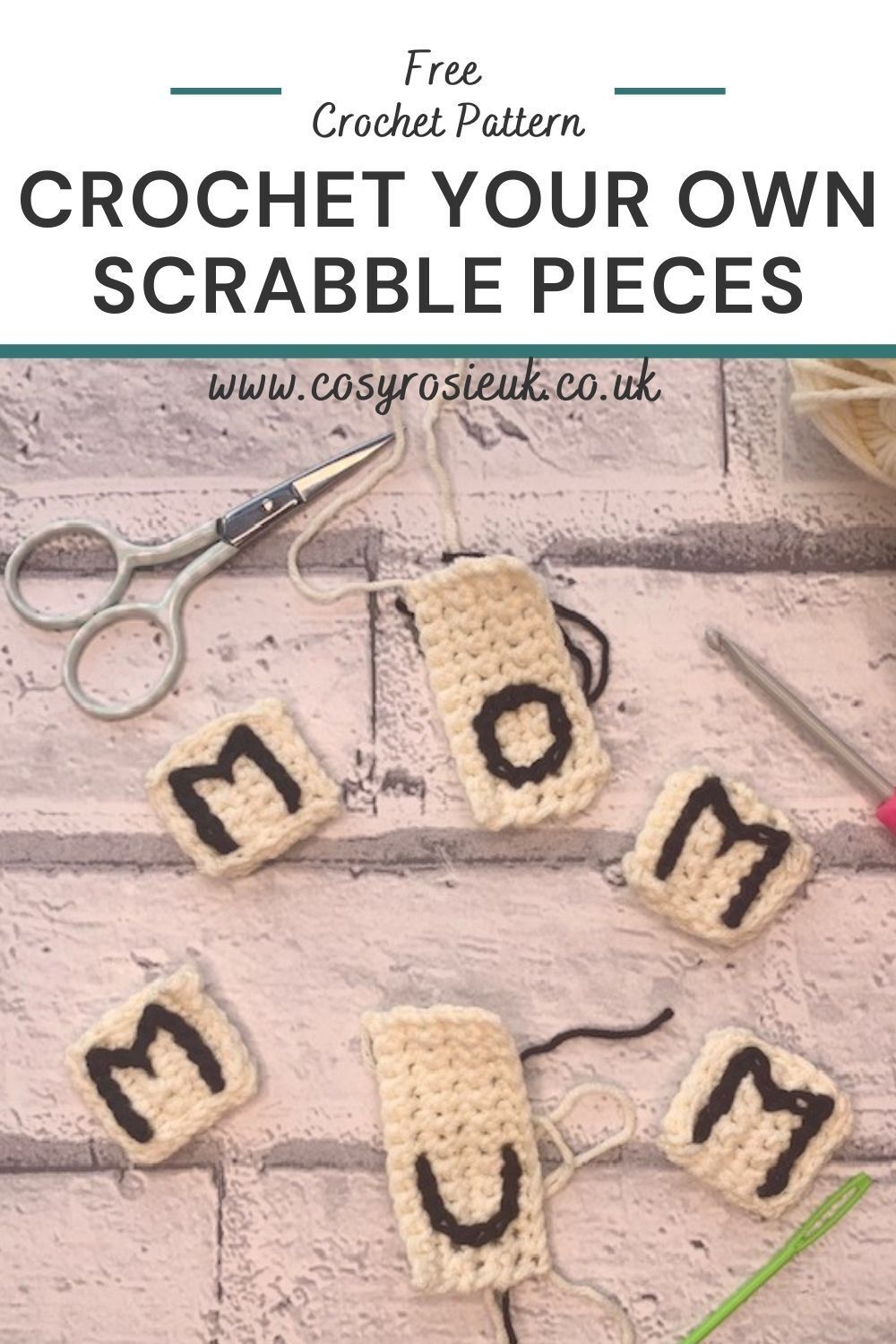 surface crochet letters