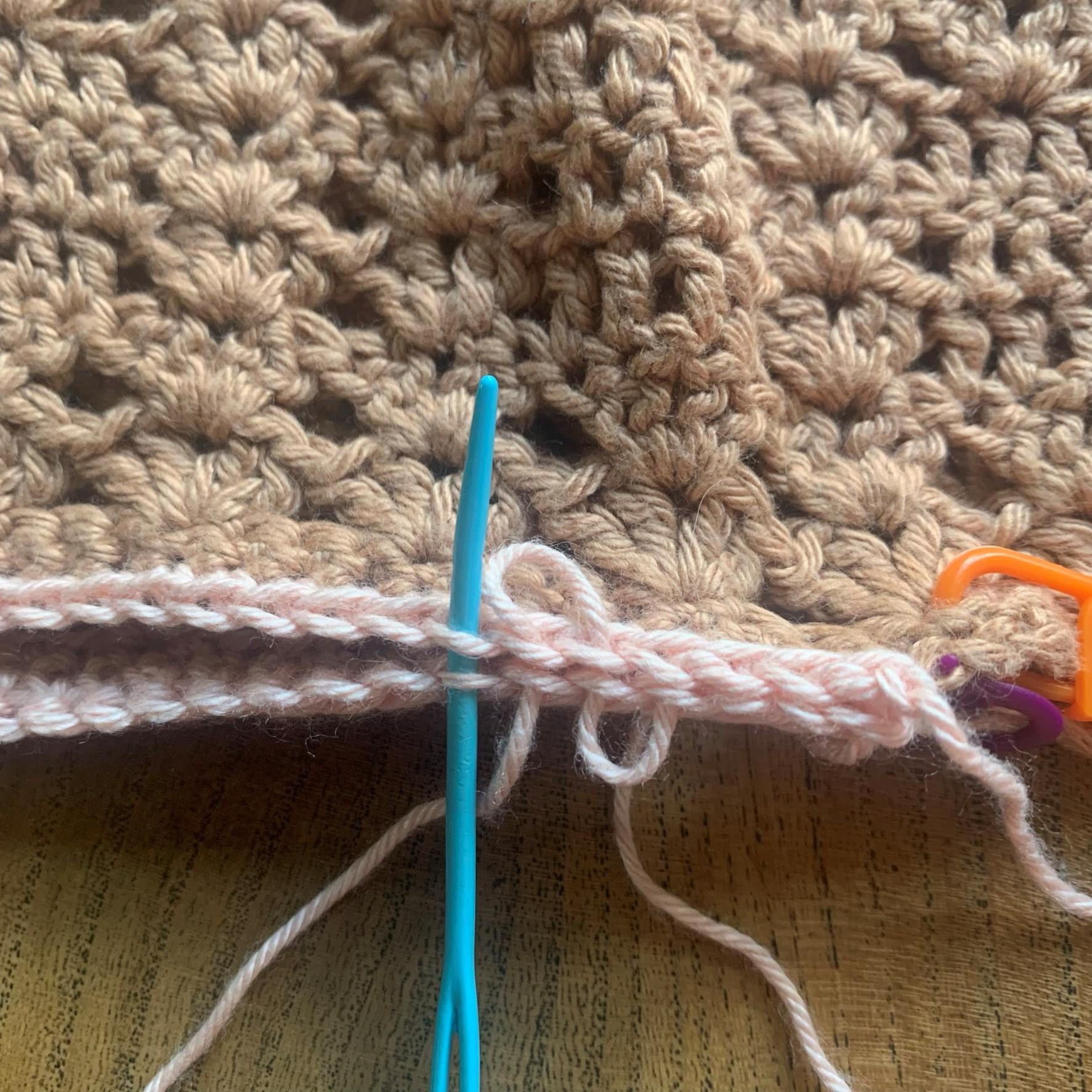 Seaming Crochet beach Coverup