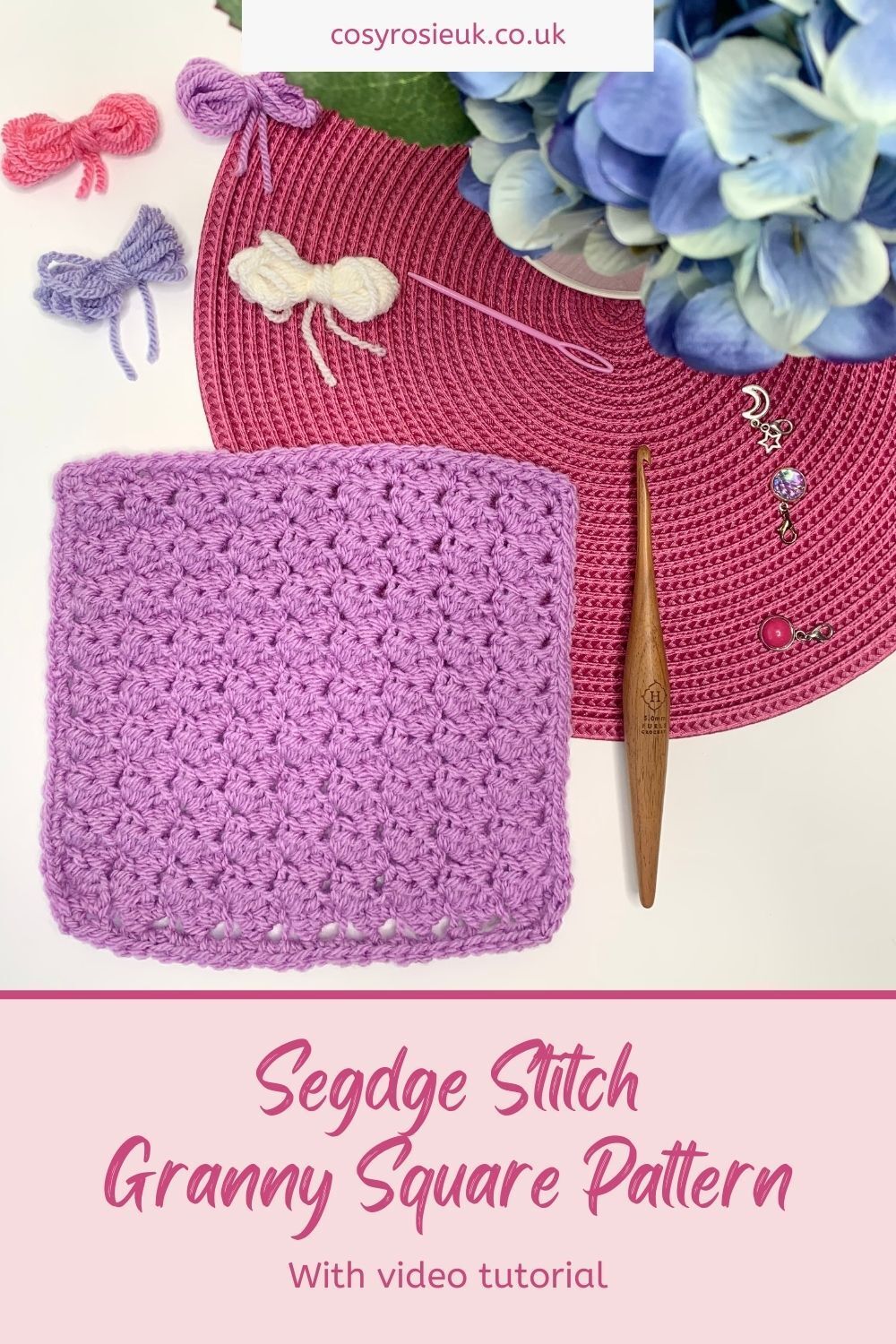 Sedge Stitch Granny Square pattern