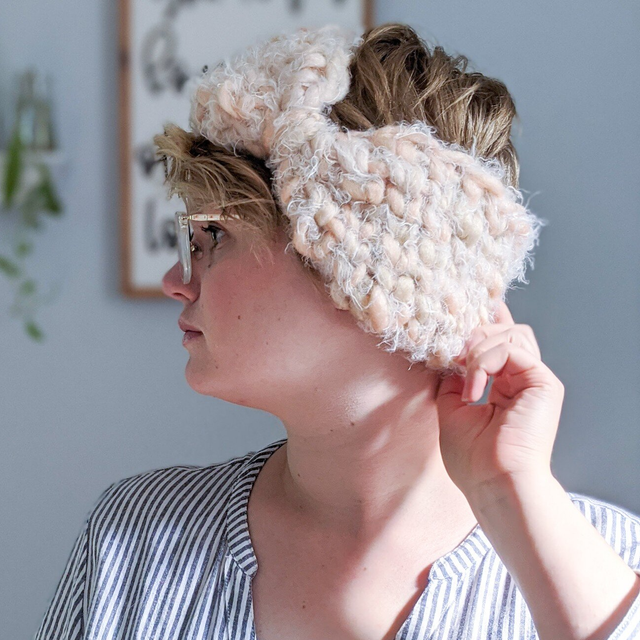 Fiona Chenille Headband - I Like Crochet