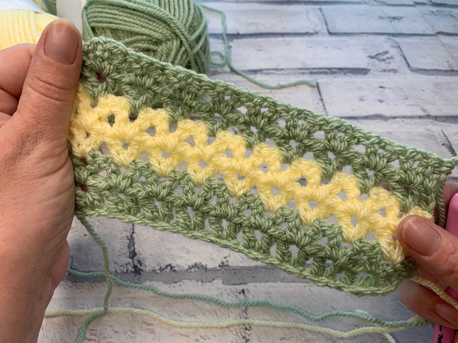 Easy V Stitch Crochet Tutorial for beginners with video tutorial