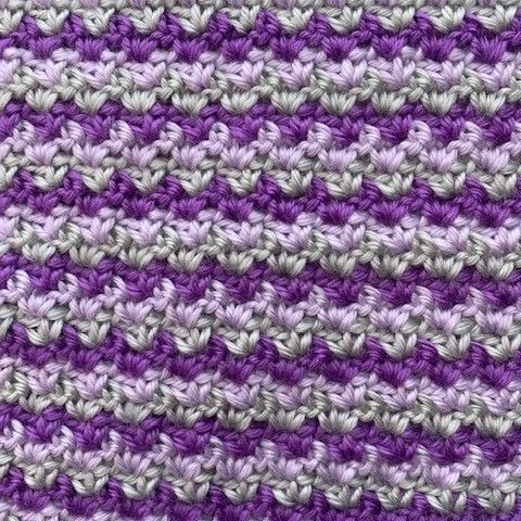 How to crochet Wattle Stitch tutorial for beginners