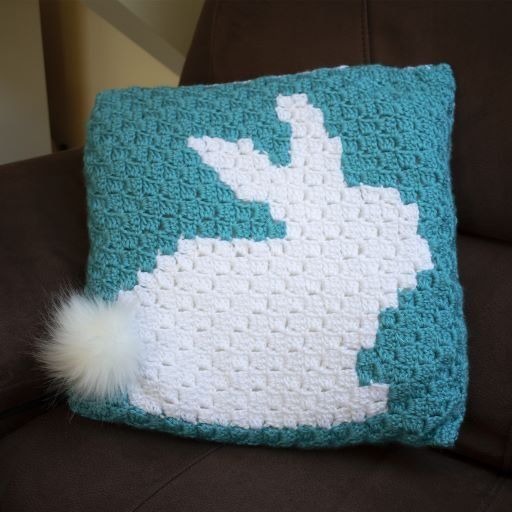 Crochet Bunny Pillow