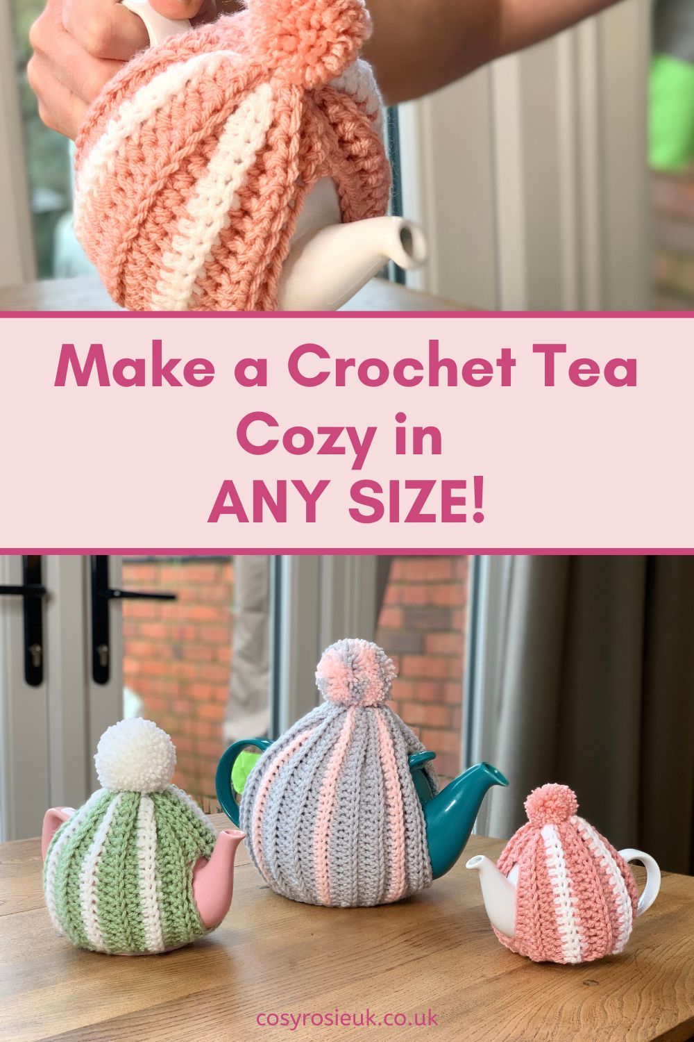 Ribbed Crochet Tea Cosy Pattern For Beginners