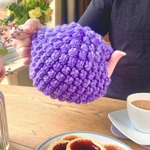 Crochet teapot cosy