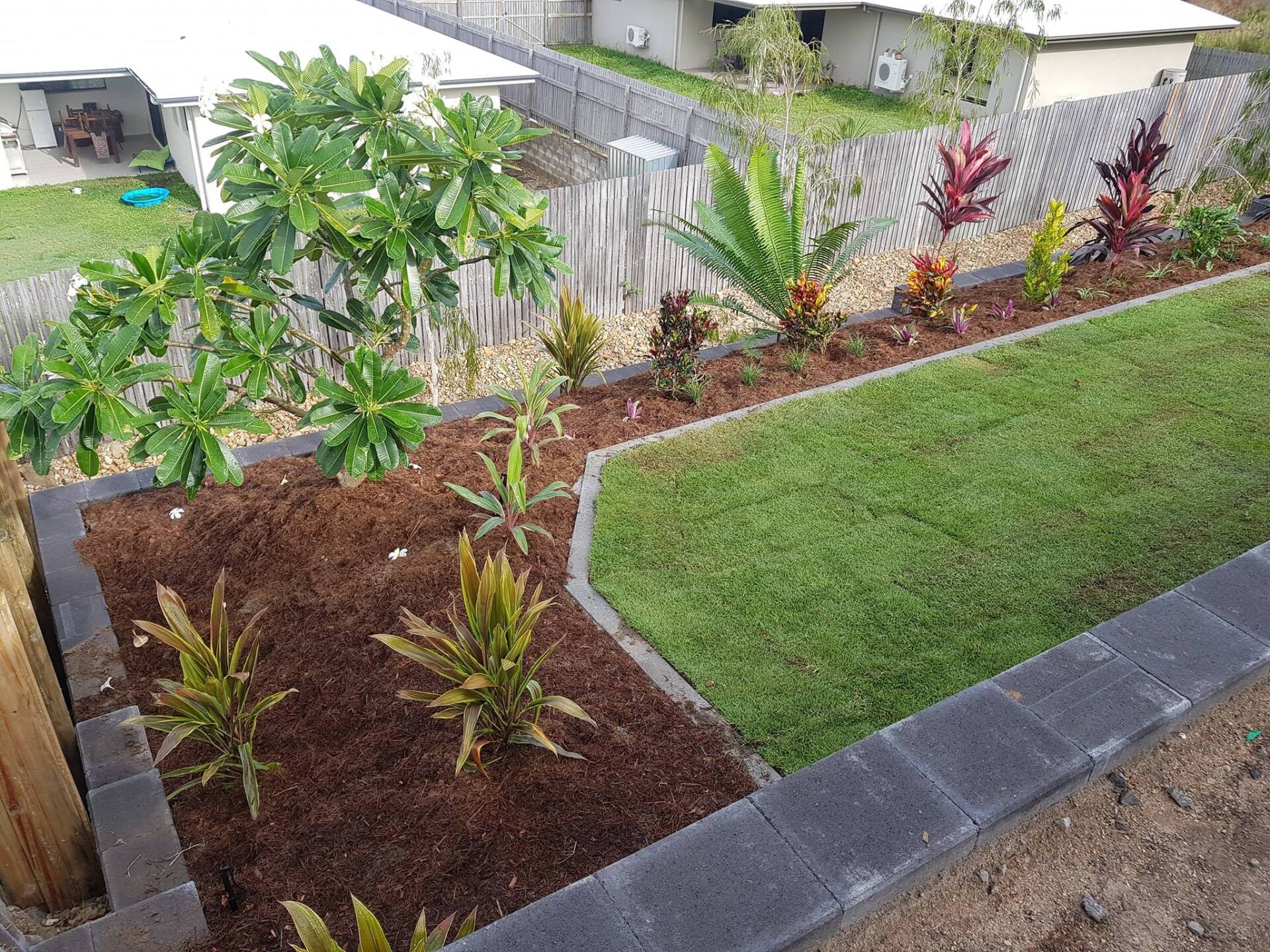 New Garden — Lynams Landscapes Pty Ltd in Jensen, QLD