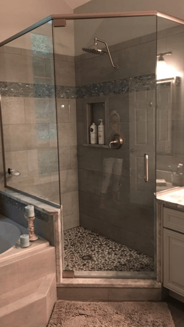 See Through Shower — Greensburg, PA — Ruggiero Kitchen, Bath & Flooring Design Studio