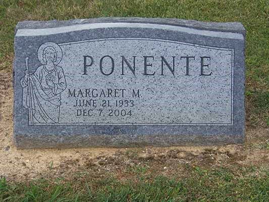 Ponente Monument — Headstones in Media, PA