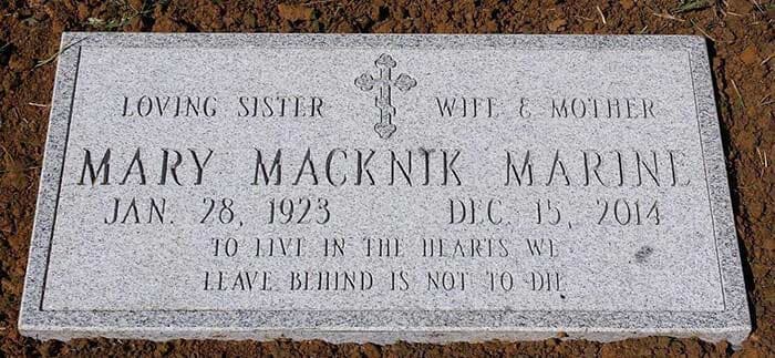 Mary Macknik Marine Memorials — Custom Monuments in Media, PA