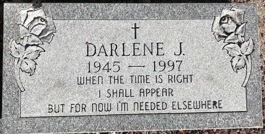Darlene J. Memorials — Custom Monuments in Media, PA